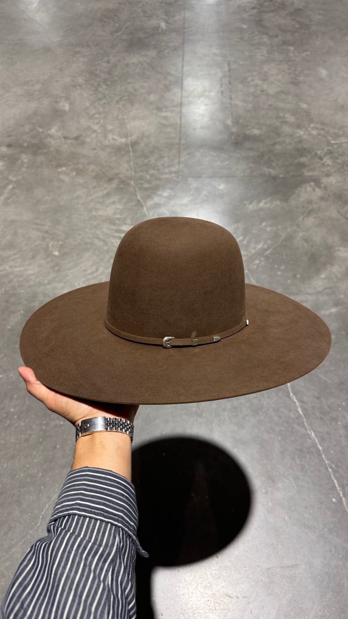 100x Pure Beaver Tacchino Pecan Felt – Herradura Hats