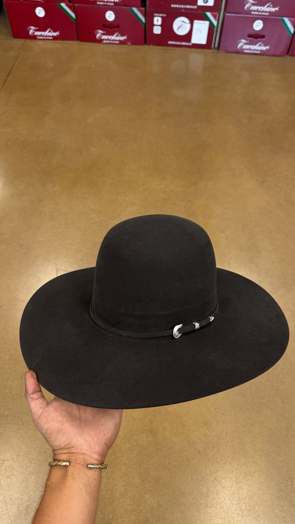 20x Tacchino Hat Co Gunmetal Felt