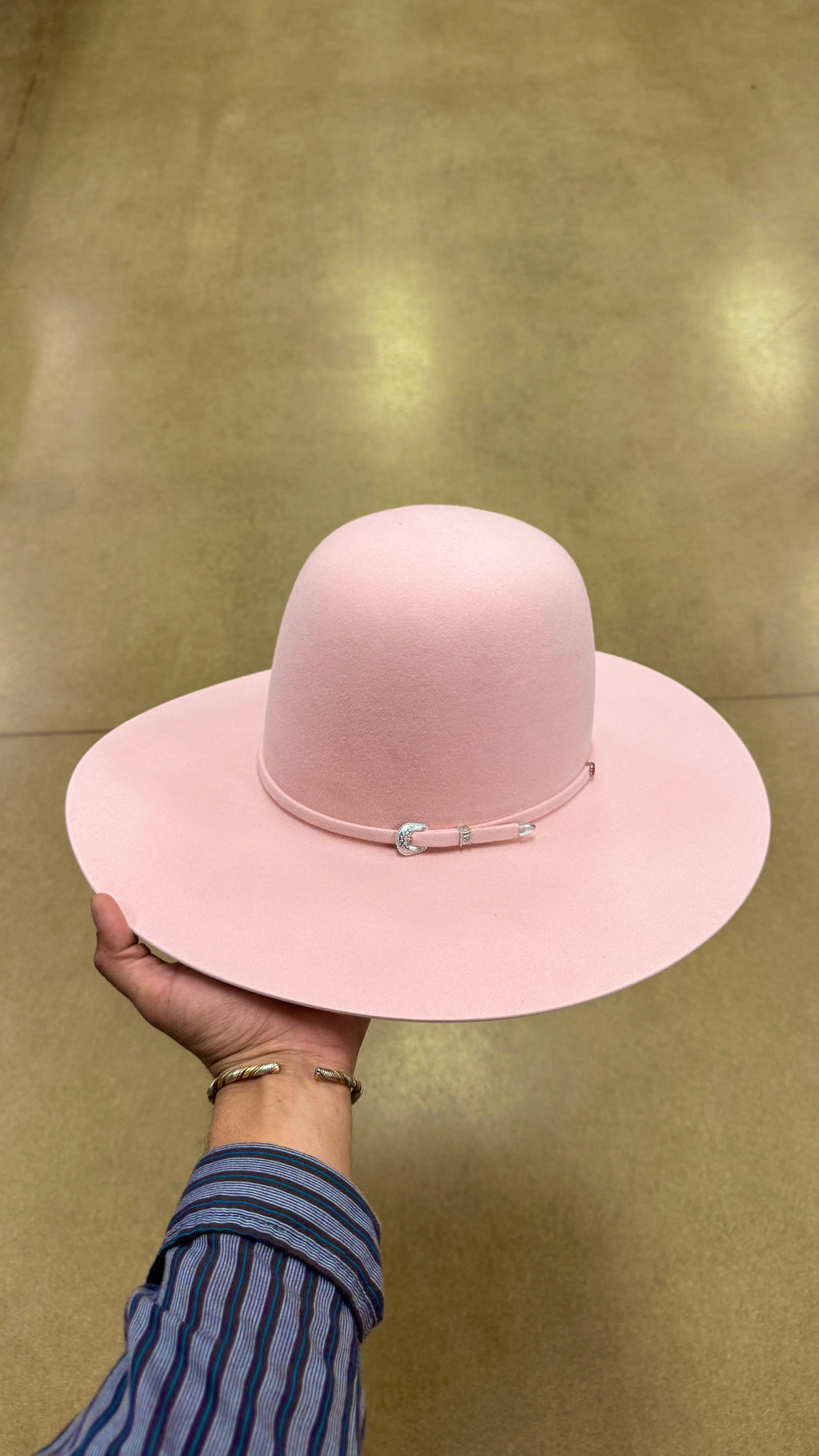 6x Baby Pink Tacchino Hat Co Felt