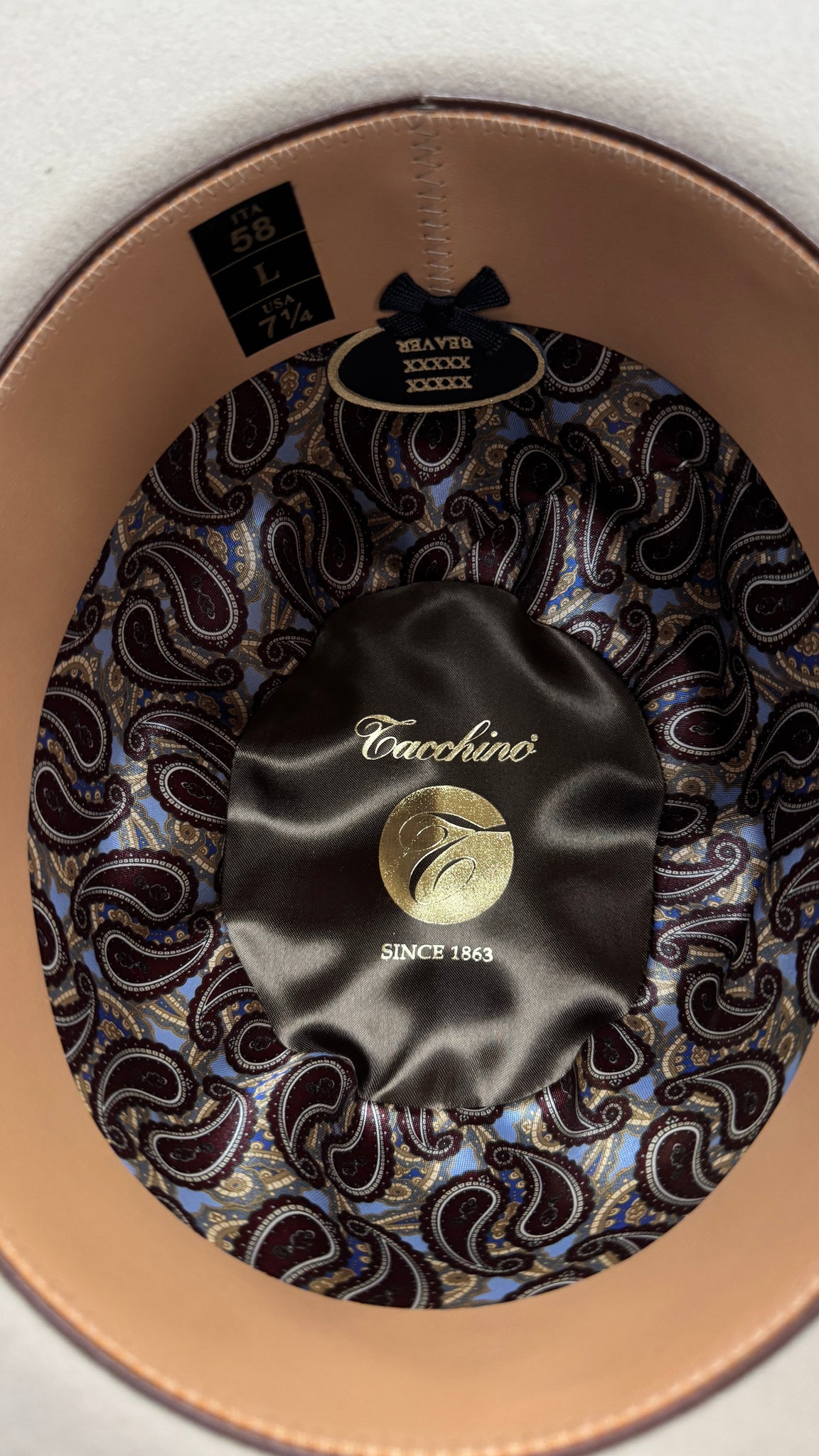 10x Sand Tacchino Hat Co Felt