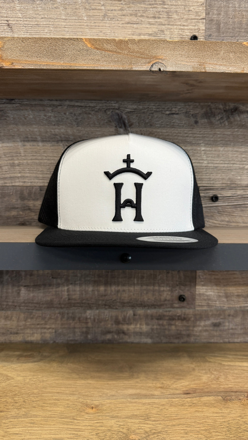Black White Retro Herradura Equine Cap