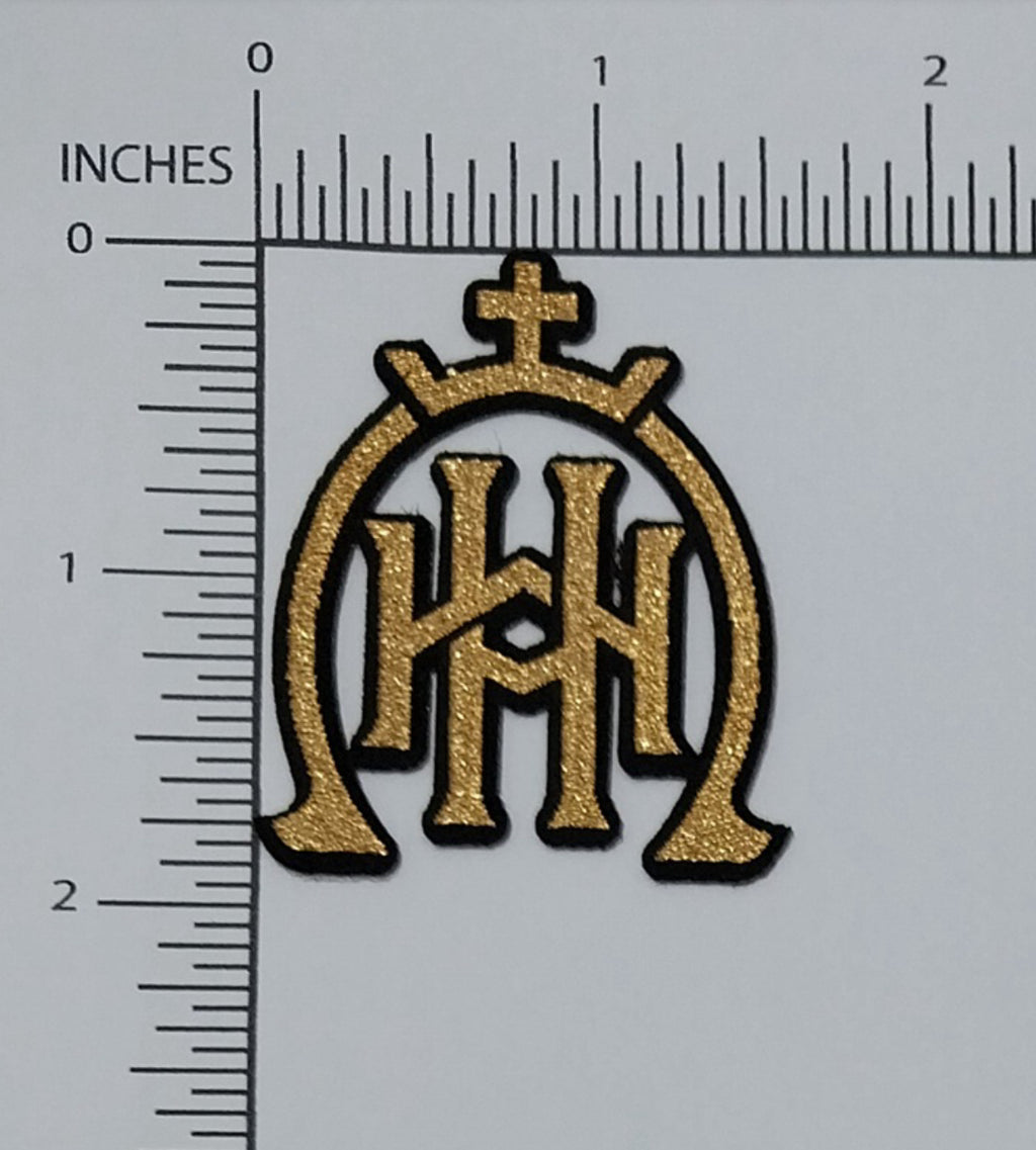 Gold Herradura Logo Patch