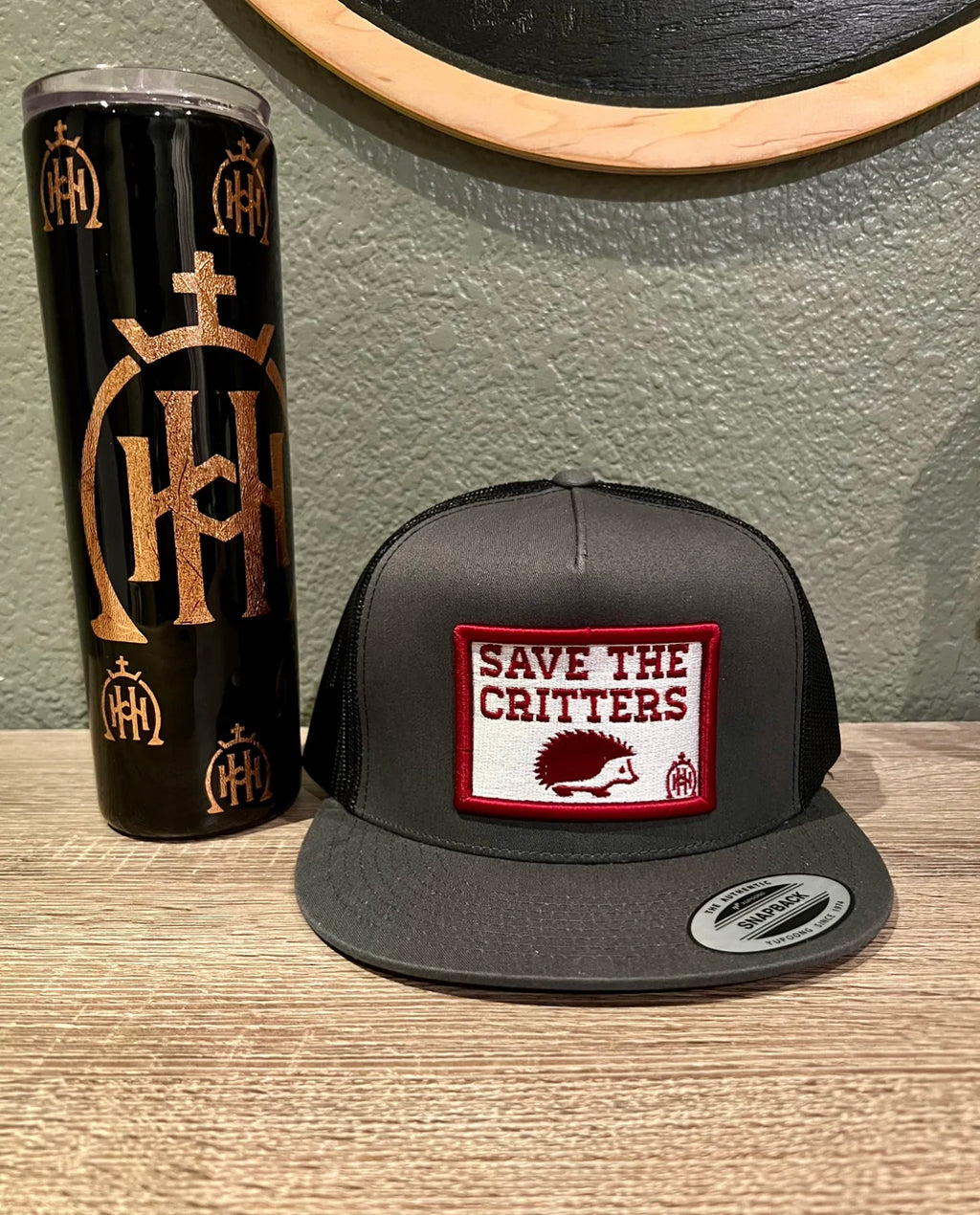 Gray Save the critters Cap