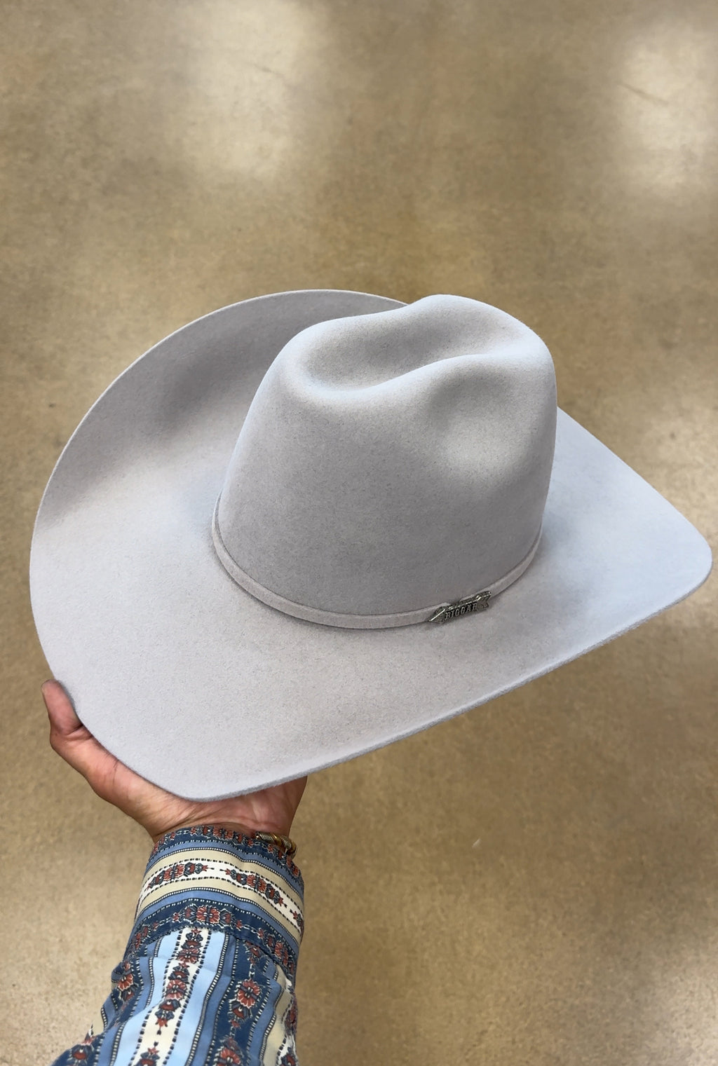10x Biggar Hats Silverbelly Regular Crown
