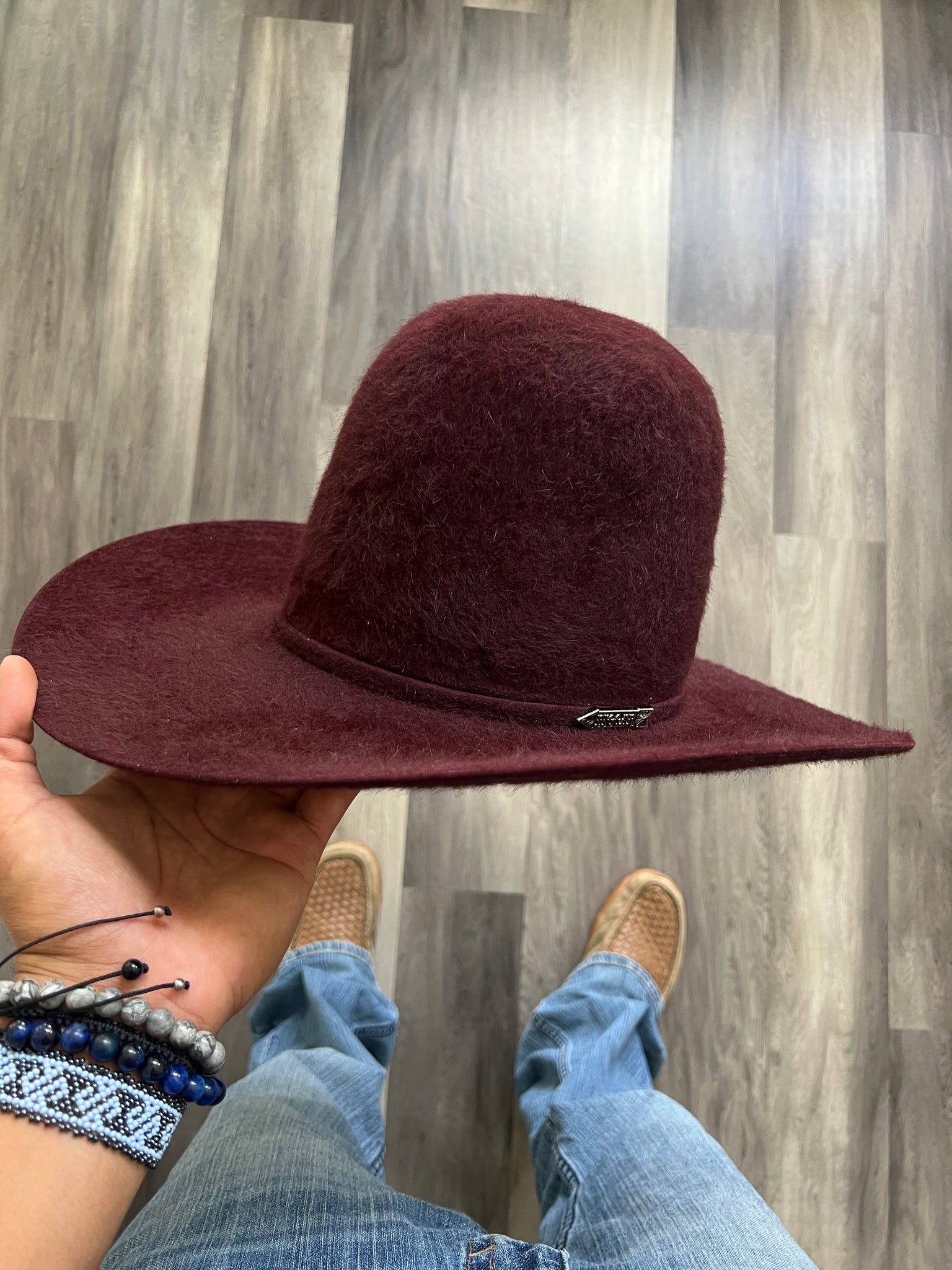 Tall top felt hat